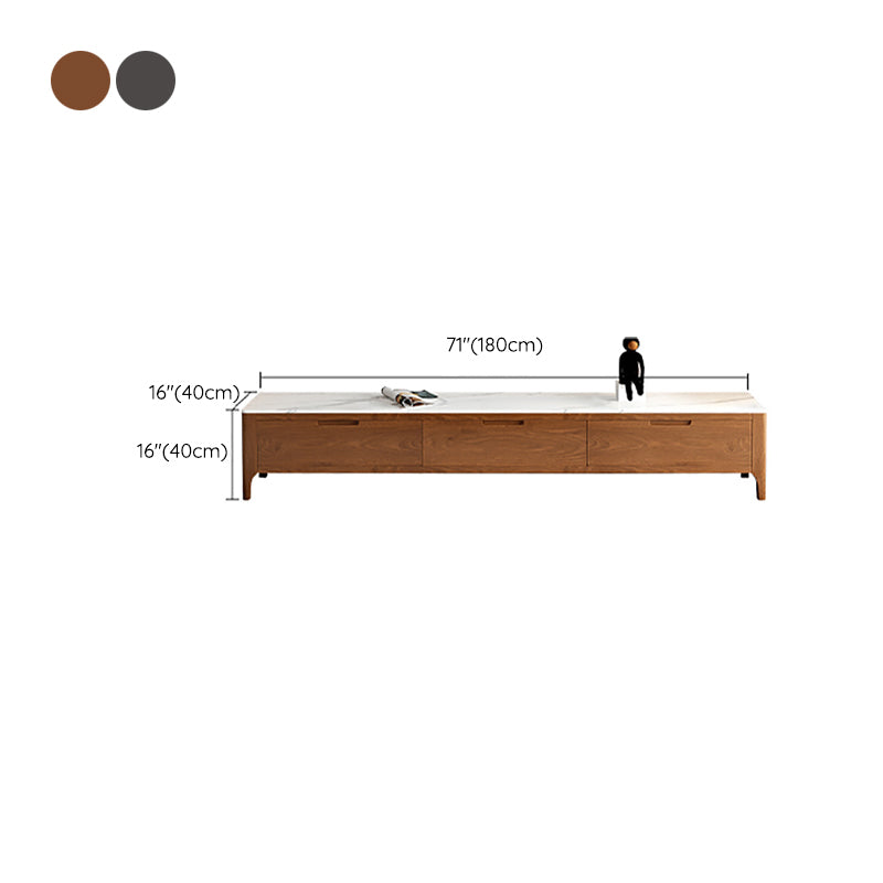 Scandinavian TV Media Console Stone TV Stand for Living Room Clearhalo 'furn' 'furn_tv_stands_entertainment_centers' 'Furniture' 'Living Room Furniture' 'TV Stands & Entertainment Centers' 'TV Stands & Media Storage Furniture' 'tv_stands_entertainment_centers' 6419479