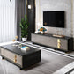 Glam TV Media Console Wood Media Console TV Stand with 3 Drawers