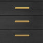 Glam TV Media Stand 16" W Wood Enclosed Storage TV Stand Console with Drawers Clearhalo 'furn' 'furn_tv_stands_entertainment_centers' 'Furniture' 'Living Room Furniture' 'TV Stands & Entertainment Centers' 'TV Stands & Media Storage Furniture' 'tv_stands_entertainment_centers' 6419517