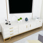 Glam TV Media Stand 16" W Wood Enclosed Storage TV Stand Console with Drawers Clearhalo 'furn' 'furn_tv_stands_entertainment_centers' 'Furniture' 'Living Room Furniture' 'TV Stands & Entertainment Centers' 'TV Stands & Media Storage Furniture' 'tv_stands_entertainment_centers' 6419520