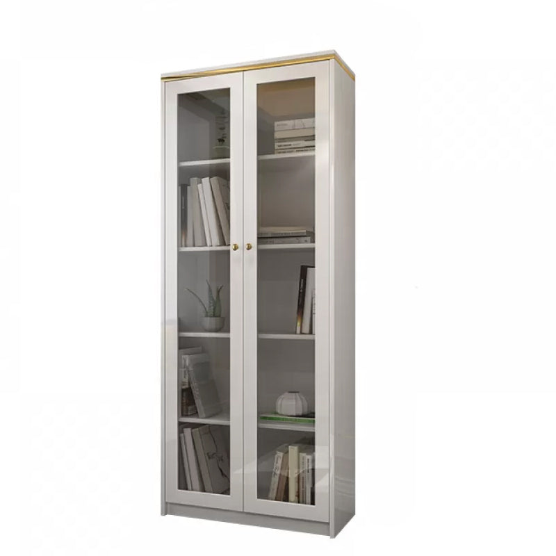 Portes en verre modernes en faux bois en bois.