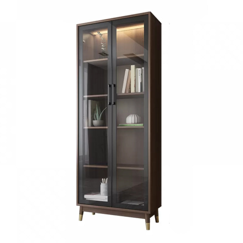 Moderno mobile in legno in legno in vetro armadio per soggiorno per soggiorno