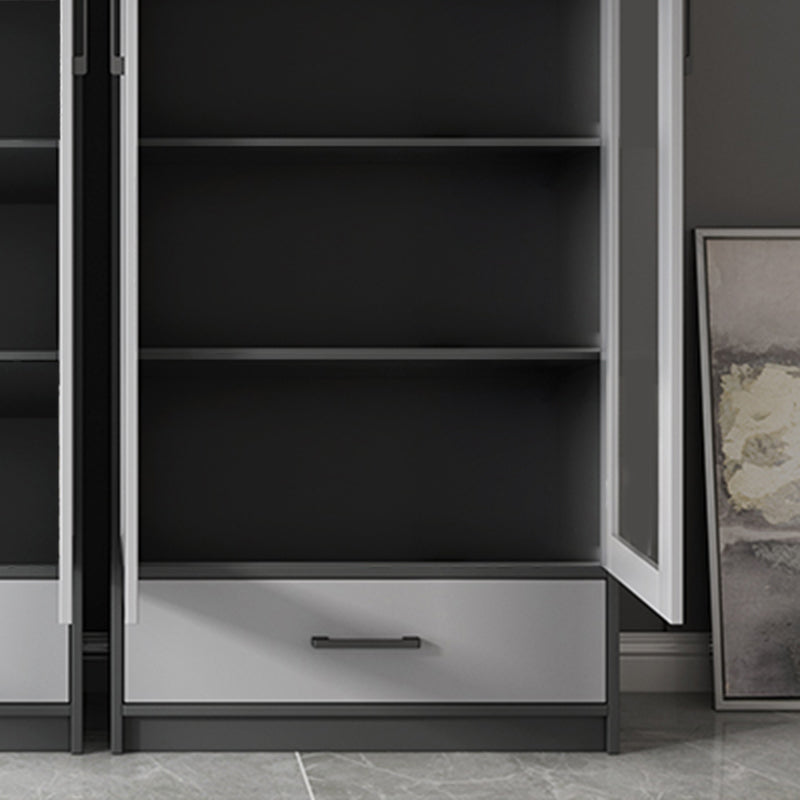 Moderno mobile in legno in legno in vetro armadio per soggiorno per soggiorno