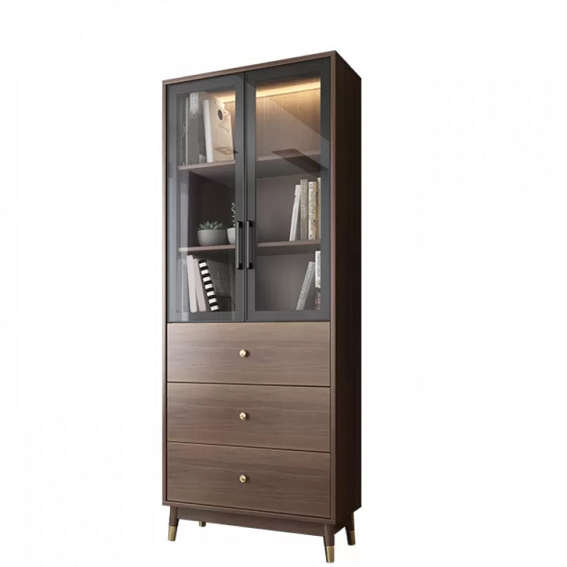 Moderno mobile in legno in legno in vetro armadio per soggiorno per soggiorno