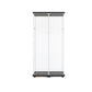 Tempered Glass Curio Cabinet Modern Standard Cabinet for Dining Room
