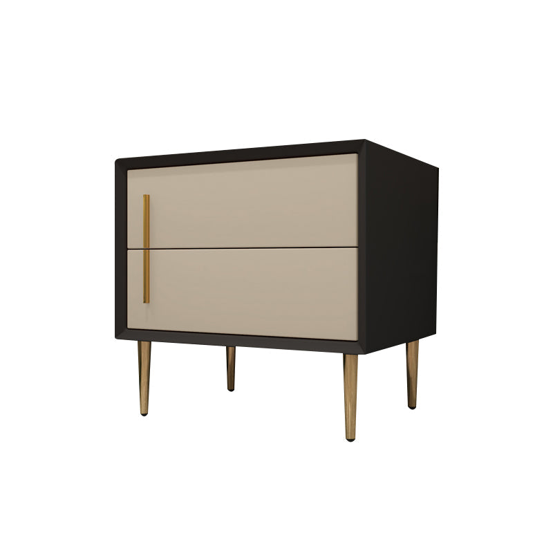 Solid Wood Night Table Contemporary Bed Nightstand with 2 Drawers Clearhalo 'Bedroom Furniture' 'furn' 'furn_night_stand' 'Furniture' 'night_stand' 'Nightstands' 6420988