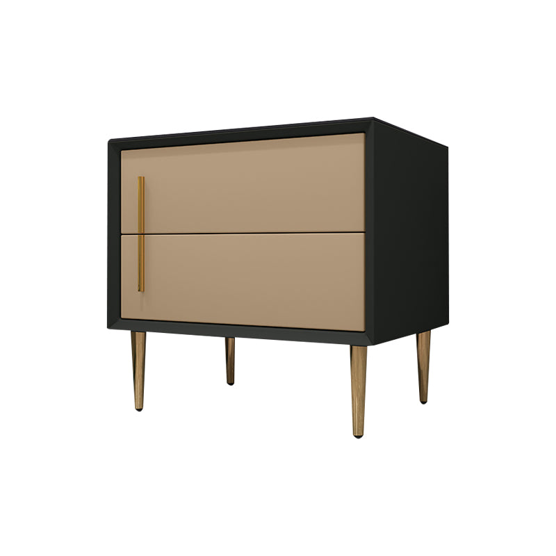 Solid Wood Night Table Contemporary Bed Nightstand with 2 Drawers Clearhalo 'Bedroom Furniture' 'furn' 'furn_night_stand' 'Furniture' 'night_stand' 'Nightstands' 6420992