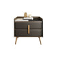 Modern Bedside Cabinet Stone Bed Nightstand with 2 Drawers for Living Room Clearhalo 'Bedroom Furniture' 'furn' 'furn_night_stand' 'Furniture' 'night_stand' 'Nightstands' 6421162