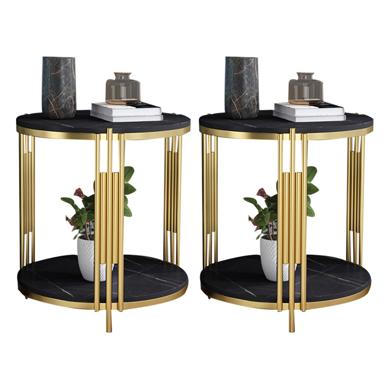 Mesa de acento contemporáneo de la mesa nocturna de almacenamiento abierta gabinete para el dormitorio