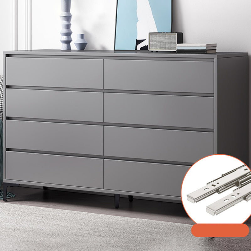 Contemporary Engineered Wood Storage Chest Bedroom Chest in Gray with Drawers Clearhalo 'Bedroom Furniture' 'Dressers & Chests' 'dressers_chests' 'furn' 'furn_dressers_chests' 'Furniture' 6421331