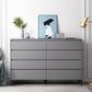Contemporary Engineered Wood Storage Chest Bedroom Chest in Gray with Drawers Clearhalo 'Bedroom Furniture' 'Dressers & Chests' 'dressers_chests' 'furn' 'furn_dressers_chests' 'Furniture' 6421341