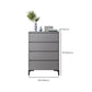 Contemporary Engineered Wood Storage Chest Bedroom Chest in Gray with Drawers Clearhalo 'Bedroom Furniture' 'Dressers & Chests' 'dressers_chests' 'furn' 'furn_dressers_chests' 'Furniture' 6421343