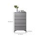 Contemporary Engineered Wood Storage Chest Bedroom Chest in Gray with Drawers Clearhalo 'Bedroom Furniture' 'Dressers & Chests' 'dressers_chests' 'furn' 'furn_dressers_chests' 'Furniture' 6421344