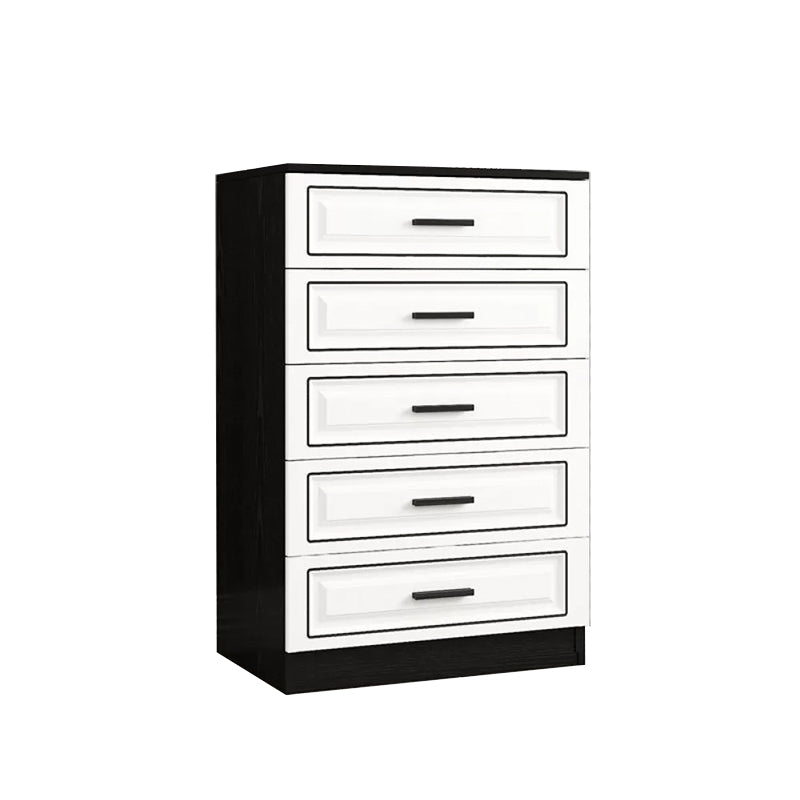 Cómoda doble para el hogar de madera con cómoda de soltero de 15,75" W sin espejo