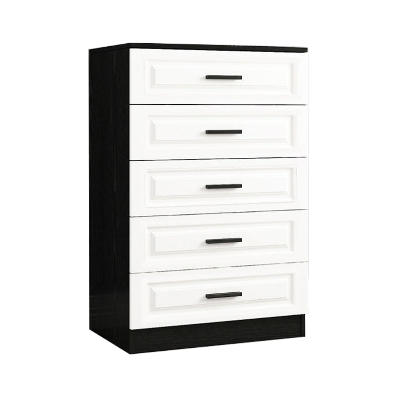 Cómoda doble para el hogar de madera con cómoda de soltero de 15,75" W sin espejo