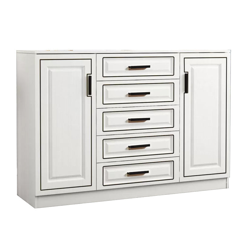 Cómoda doble para el hogar de madera con cómoda de soltero de 15,75" W sin espejo