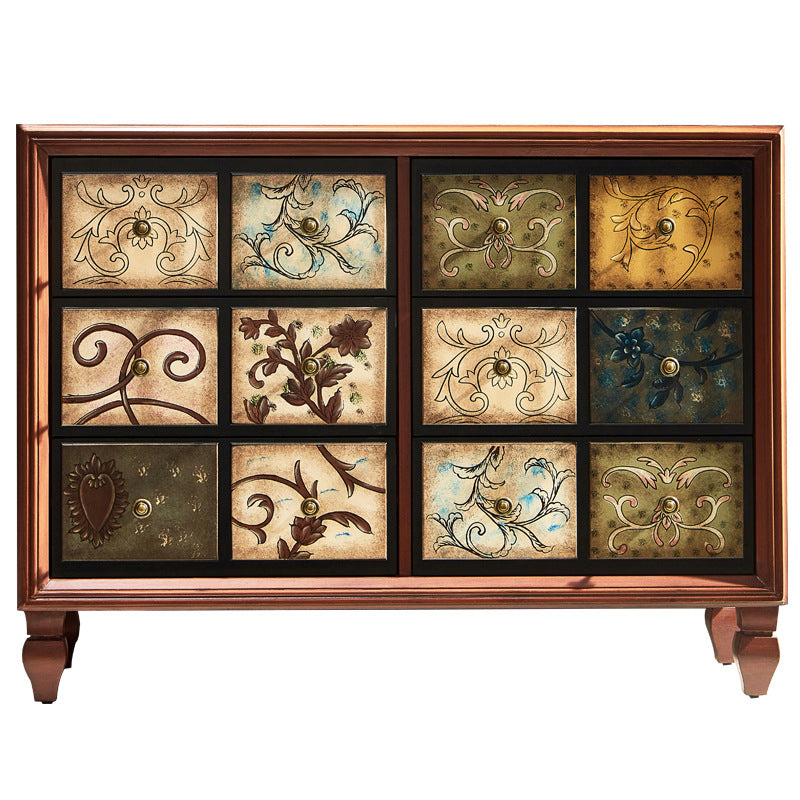 Traditional Bedroom Wooden Storage Chest Horizontal Chest with Drawers Clearhalo 'Bedroom Furniture' 'Dressers & Chests' 'dressers_chests' 'furn' 'furn_dressers_chests' 'Furniture' 6421449