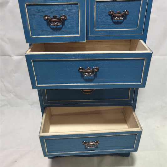 Coastal Storage Chest Dresser Solid Wood Storage Chest with 4/5/6 Drawers