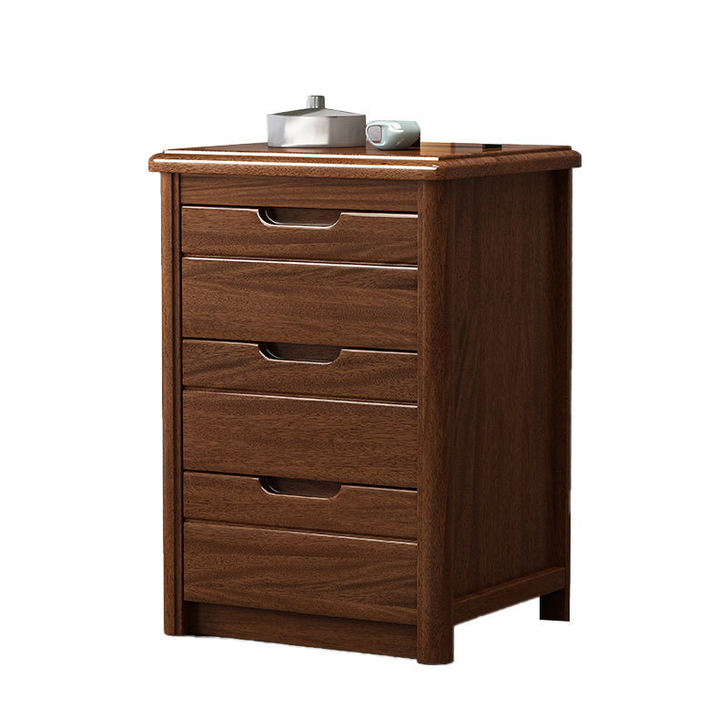 Américain de rangement traditionnel coffre en bois commode coffre