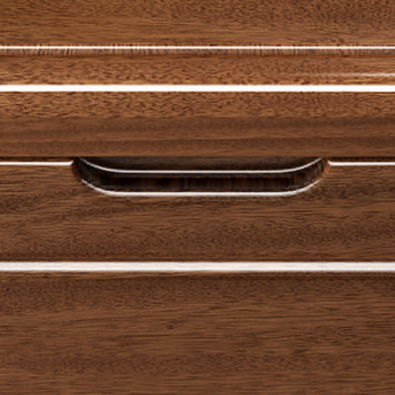 Américain de rangement traditionnel coffre en bois commode coffre