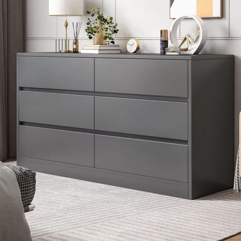 Cassetta portaoggetti contemporanea in legno per camera da letto larga 15,7 pollici