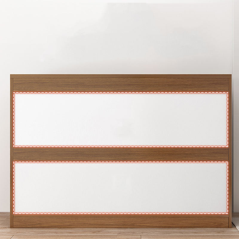 Cassetta portaoggetti contemporanea in legno per camera da letto larga 15,7 pollici