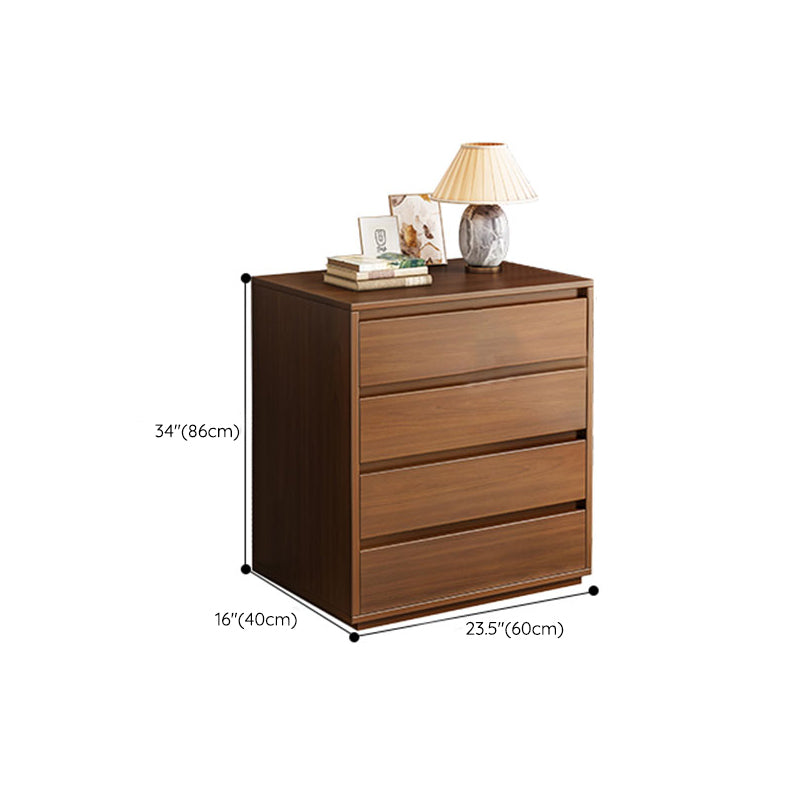 Cassetta portaoggetti contemporanea in legno per camera da letto larga 15,7 pollici