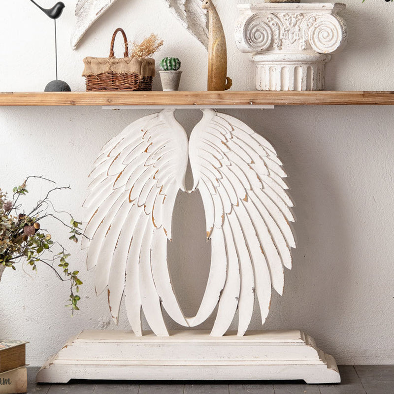 French Country Console Table 16" W Resistant Accent Table for Hall Clearhalo 'Console Tables' 'console_tables' 'Entry & Mudroom Furniture' 'furn' 'furn_console_tables' 'Furniture' 6421585