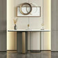 11" W Stone Contemporary Console Table Rectangle Console Sofa Table