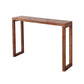 Mid-Century Modern Console Table Solid Wood Rectangle Console Table