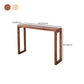 Mid-Century Modern Console Table Solid Wood Rectangle Console Table