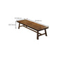 Pine Contemporary Office Desk rechthoekig massief hout schrijfbureau