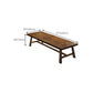 Pine Contemporary Office Desk rechthoekig massief hout schrijfbureau