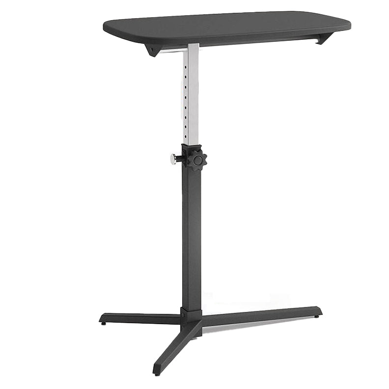 14" Wide Contemporary Writing Desk Rectangular Wooden Office Desk Casters Black Clearhalo 'furn' 'furn_office_desk' 'Furniture' 'Office Desks' 'Office Furniture' 'office_desk' 6422691