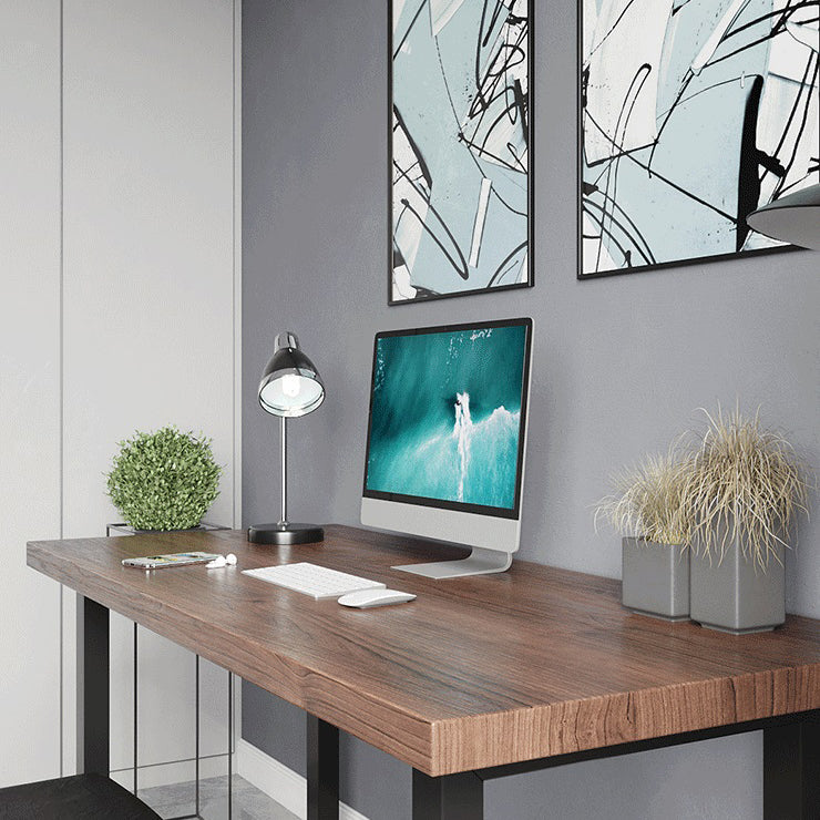 Home or Office Rectangular Office Desk Brown Industrial Sled Writing Desk Clearhalo 'furn' 'furn_office_desk' 'Furniture' 'Office Desks' 'Office Furniture' 'office_desk' 6422803