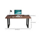 Home or Office Rectangular Office Desk Brown Industrial Sled Writing Desk Clearhalo 'furn' 'furn_office_desk' 'Furniture' 'Office Desks' 'Office Furniture' 'office_desk' 6422812