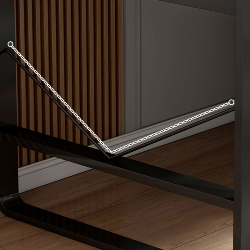 Contemporary White Office Desk Rectangular Writing Desk for Bedroom Clearhalo 'furn' 'furn_office_desk' 'Furniture' 'Office Desks' 'Office Furniture' 'office_desk' 6422862