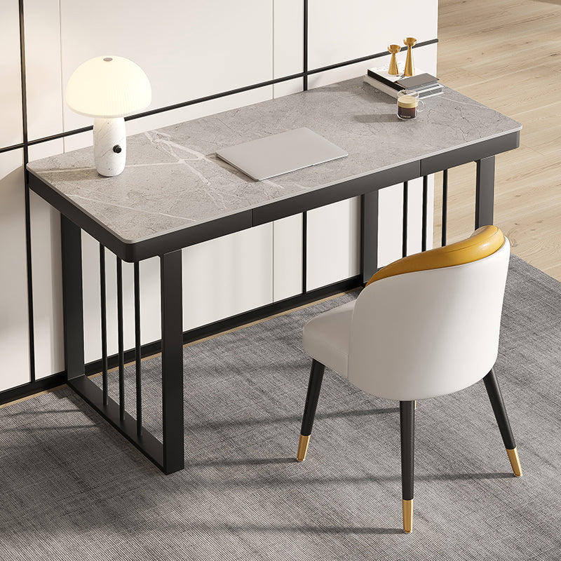 Escritorio de escritura contemporánea escritorio de trineo rectangular para dormitorio