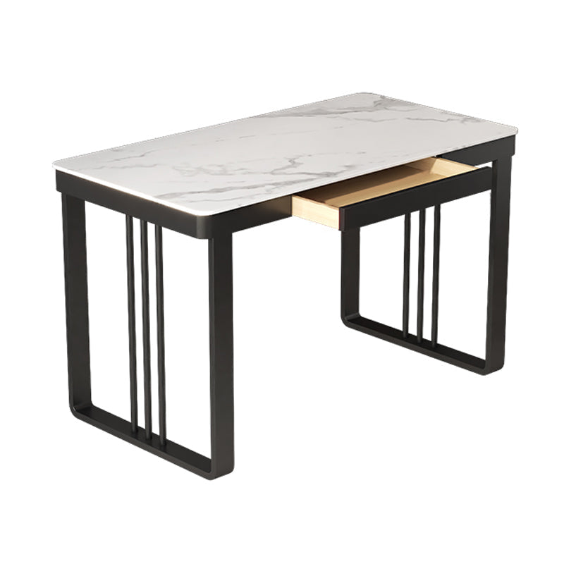 Escritorio de escritura contemporánea escritorio de trineo rectangular para dormitorio