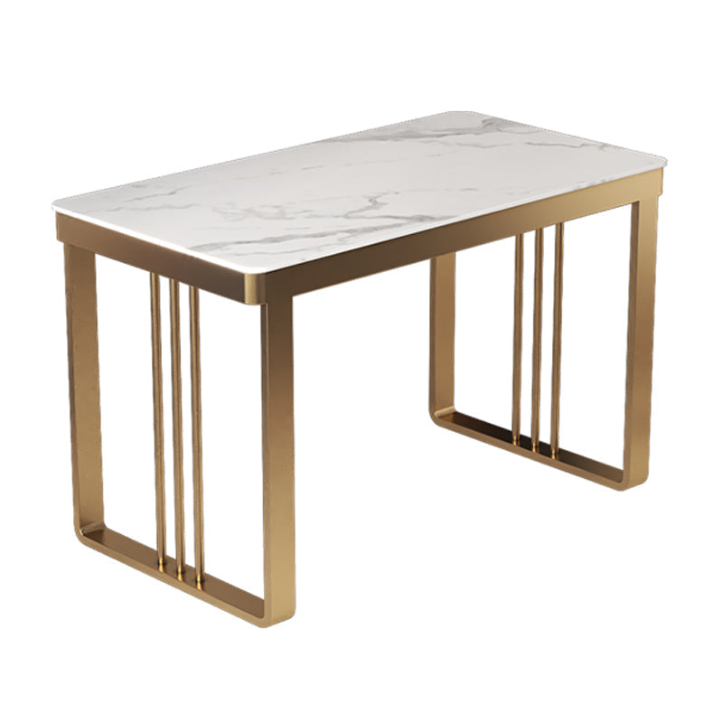 Escritorio de escritura contemporánea escritorio de trineo rectangular para dormitorio