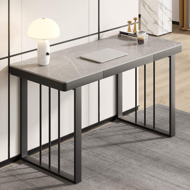 Escritorio de escritura contemporánea escritorio de trineo rectangular para dormitorio