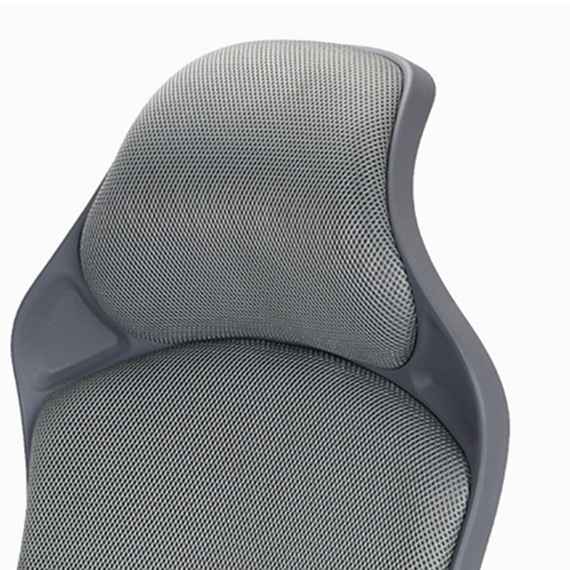 Modern Desk Chair Mesh Conference Chair High-Back Chair in Gray Clearhalo 'furn' 'furn_office_chair' 'Furniture' 'Office Chairs' 'Office Furniture' 'office_chair' 6424019