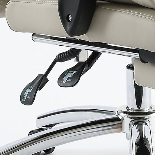 Sedia esecutiva in pelle finta moderna posteriore sedia da ufficio girevole