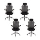 Contemporary Desk Chair Breathable AirGrid Black Office Chair