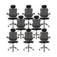 Contemporary Desk Chair Breathable AirGrid Black Office Chair