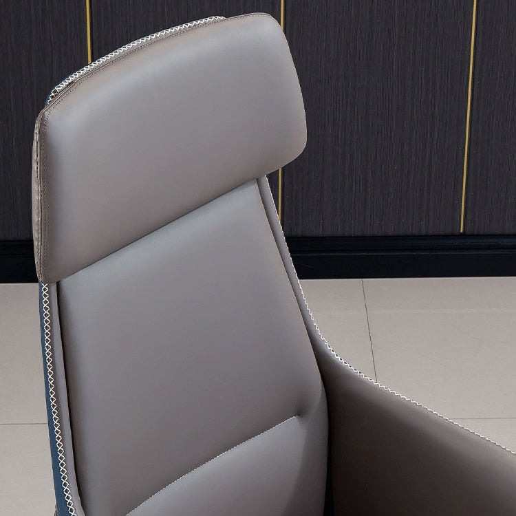 Modern Faux Leather Managers Chair High Back Office Executive Chair Clearhalo 'furn' 'furn_office_chair' 'Furniture' 'Office Chairs' 'Office Furniture' 'office_chair' 6424131