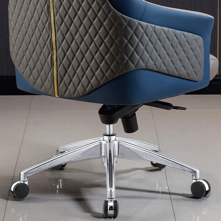 Modern Faux Leather Managers Chair High Back Office Executive Chair Clearhalo 'furn' 'furn_office_chair' 'Furniture' 'Office Chairs' 'Office Furniture' 'office_chair' 6424135