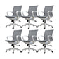 17" Wide Contemporary Desk Chair Breathable AirGrid Office Chair Grey 6 Piece Set Clearhalo 'furn' 'furn_office_chair' 'Furniture' 'Office Chairs' 'Office Furniture' 'office_chair' 6424166
