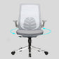 Contemporary Breathable AirGrid Swivel Chair Microfiber Conference Mid-Back Chair