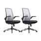 Contemporary Breathable AirGrid Swivel Chair Microfiber Conference Mid-Back Chair